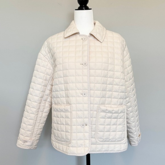 Hudson North Women's Size Small Square Quilt Jacket Quiet Luxury Tranistional - Picture 2 of 14